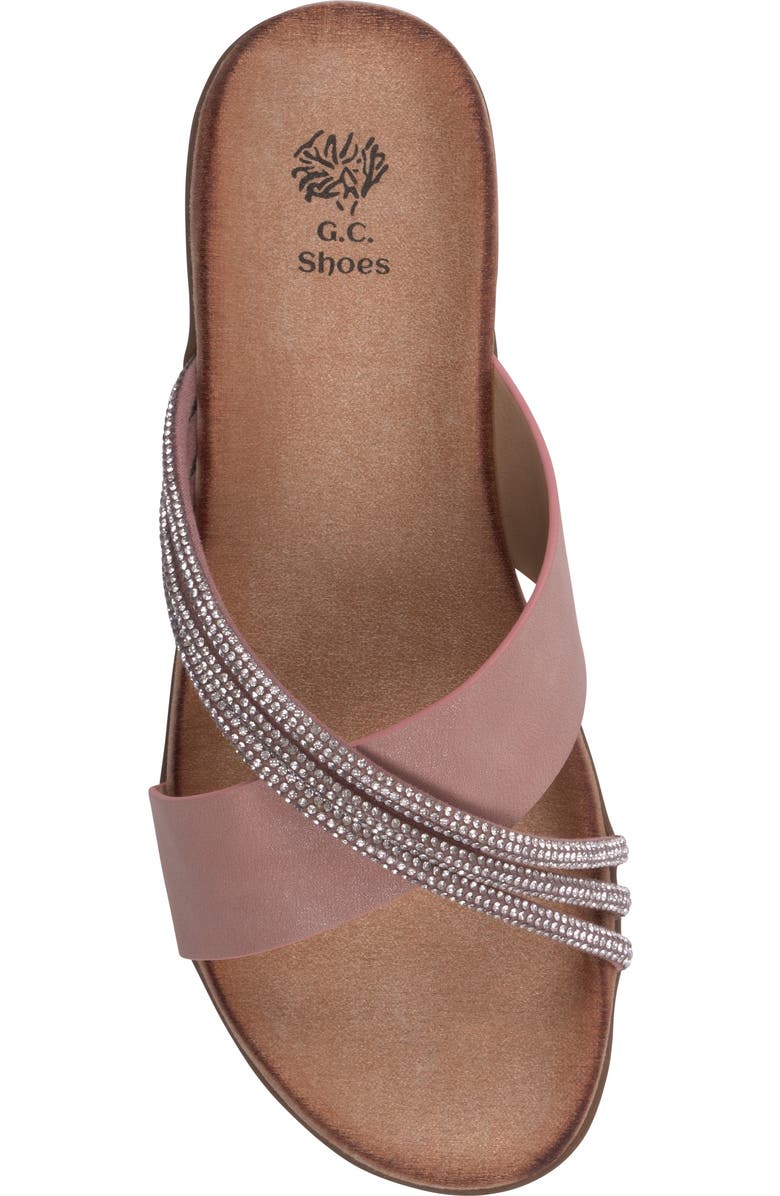 GC SHOES Iris Comfort Wedge Sandal, Alternate, color, Blush