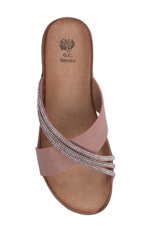 Gc Shoes Iris Comfort Wedge Sandal In Blush