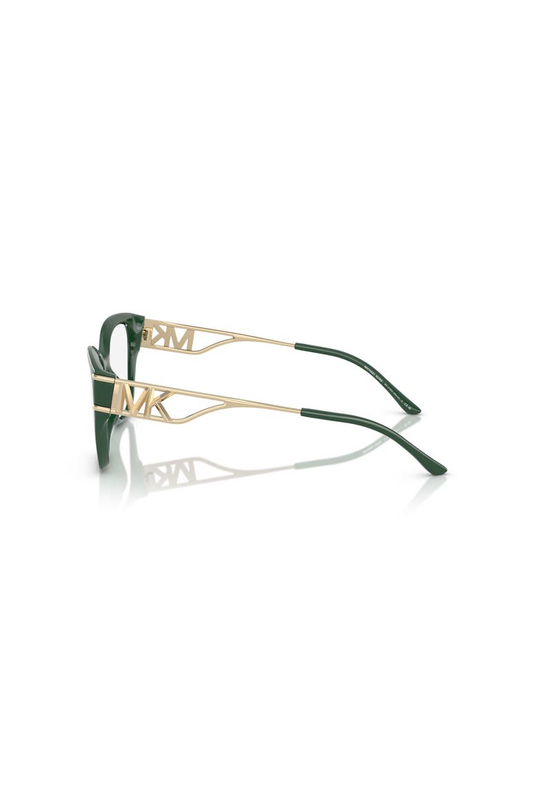 54mm Square optical glasses, Alternate, color, Green