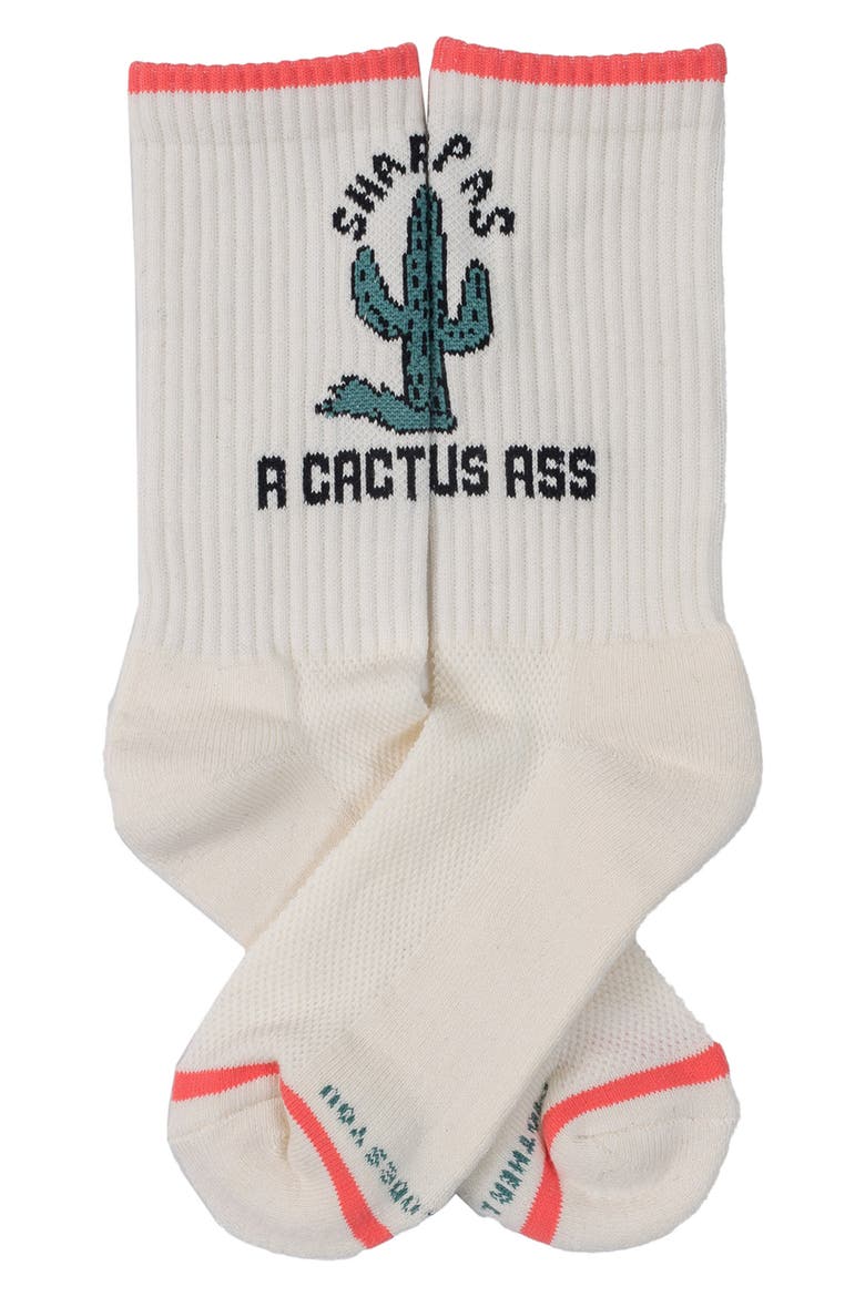 Baby Steps Crew Socks, Alternate, color, JUST A LITTLE PRICK