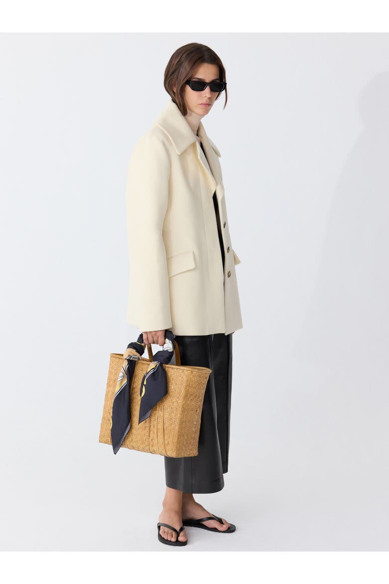 LUCKY Peacoat, Alternate, color, Cream