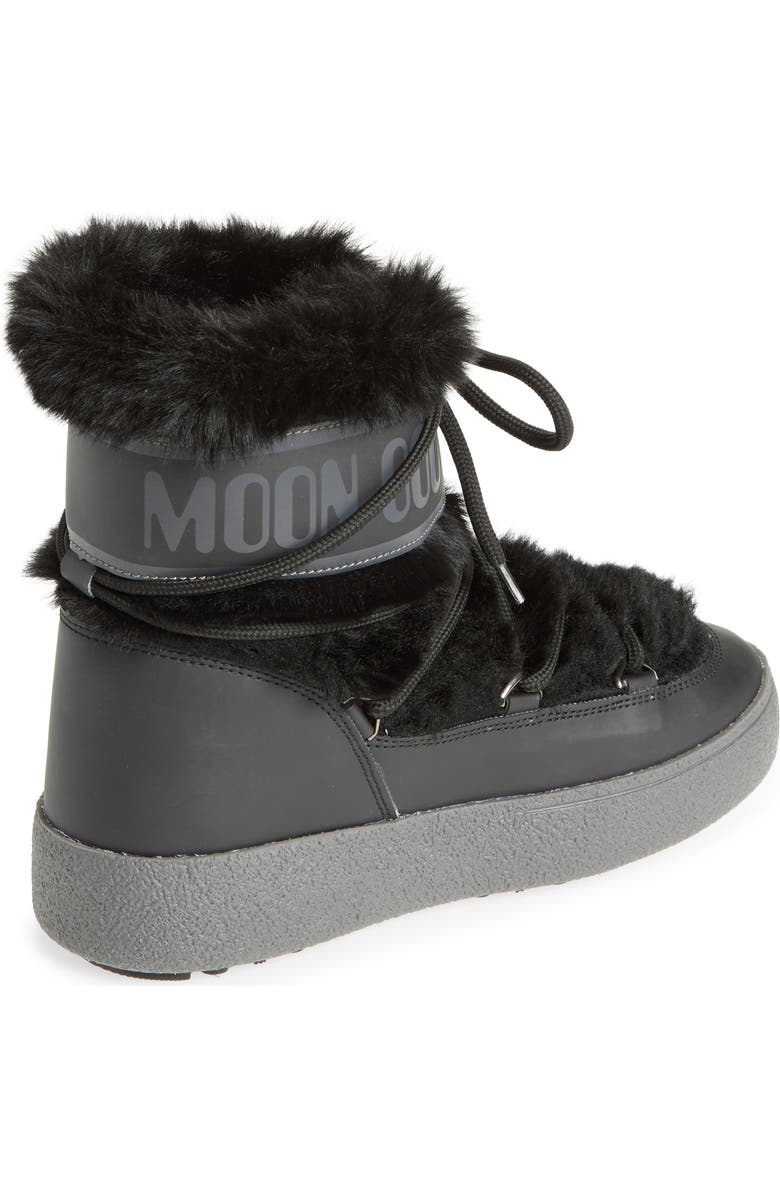 Moon Boot<sup>®</sup> LTrack Faux Fur Water Repellent Boot, Alternate, color,