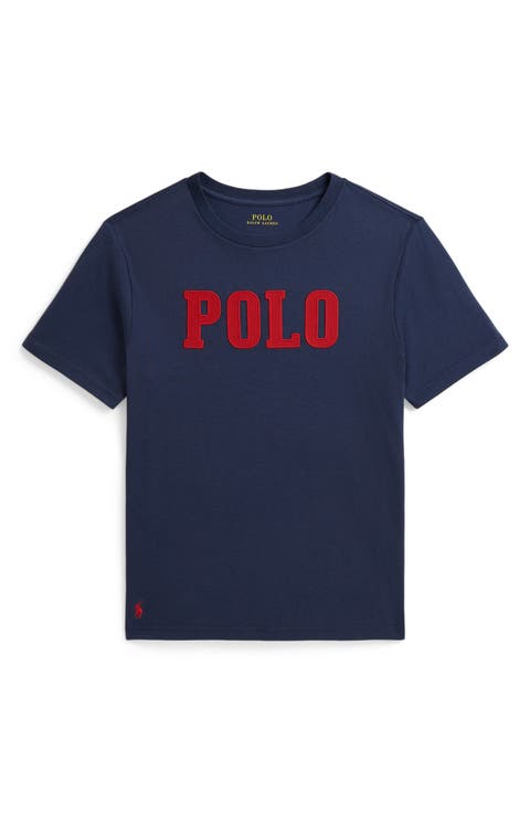 Kids' Logo Cotton Jersey T-Shirt