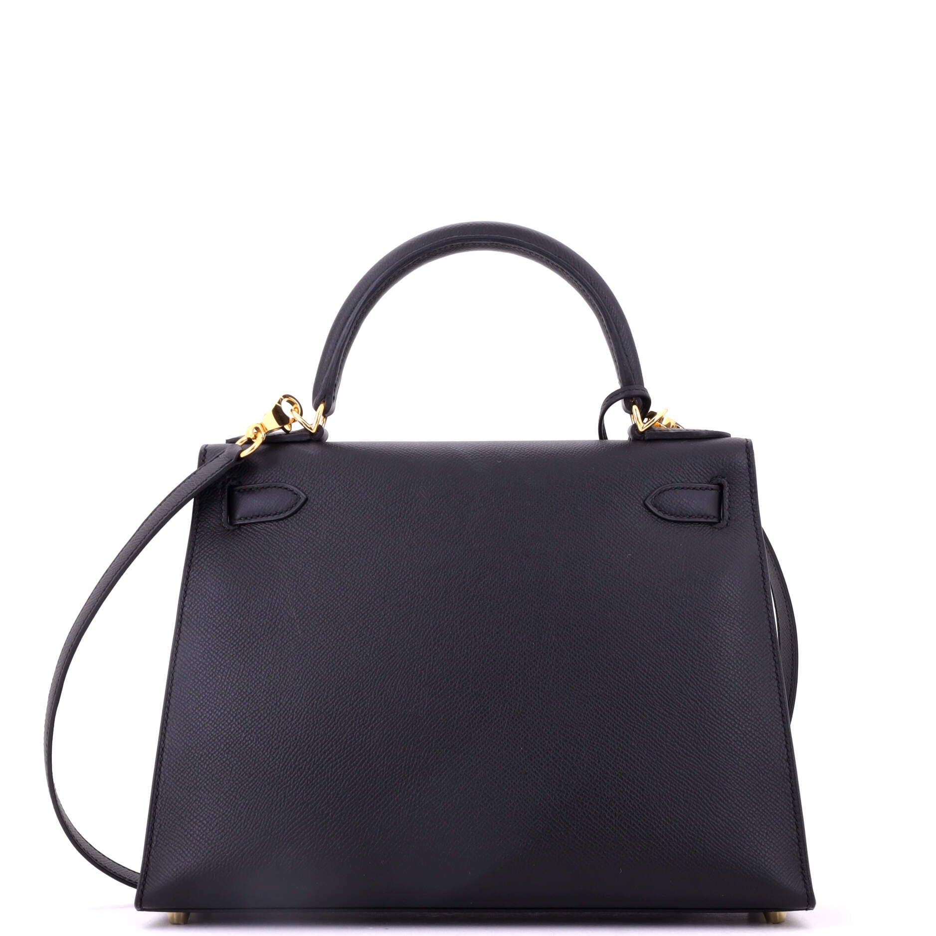 Kelly Handbag Black Epsom with Gold Hardware 28, Alternate, color, Black