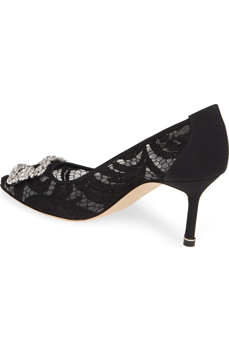 Manolo Blahnik Hangisi Pointed Toe Pump, Alternate, color,