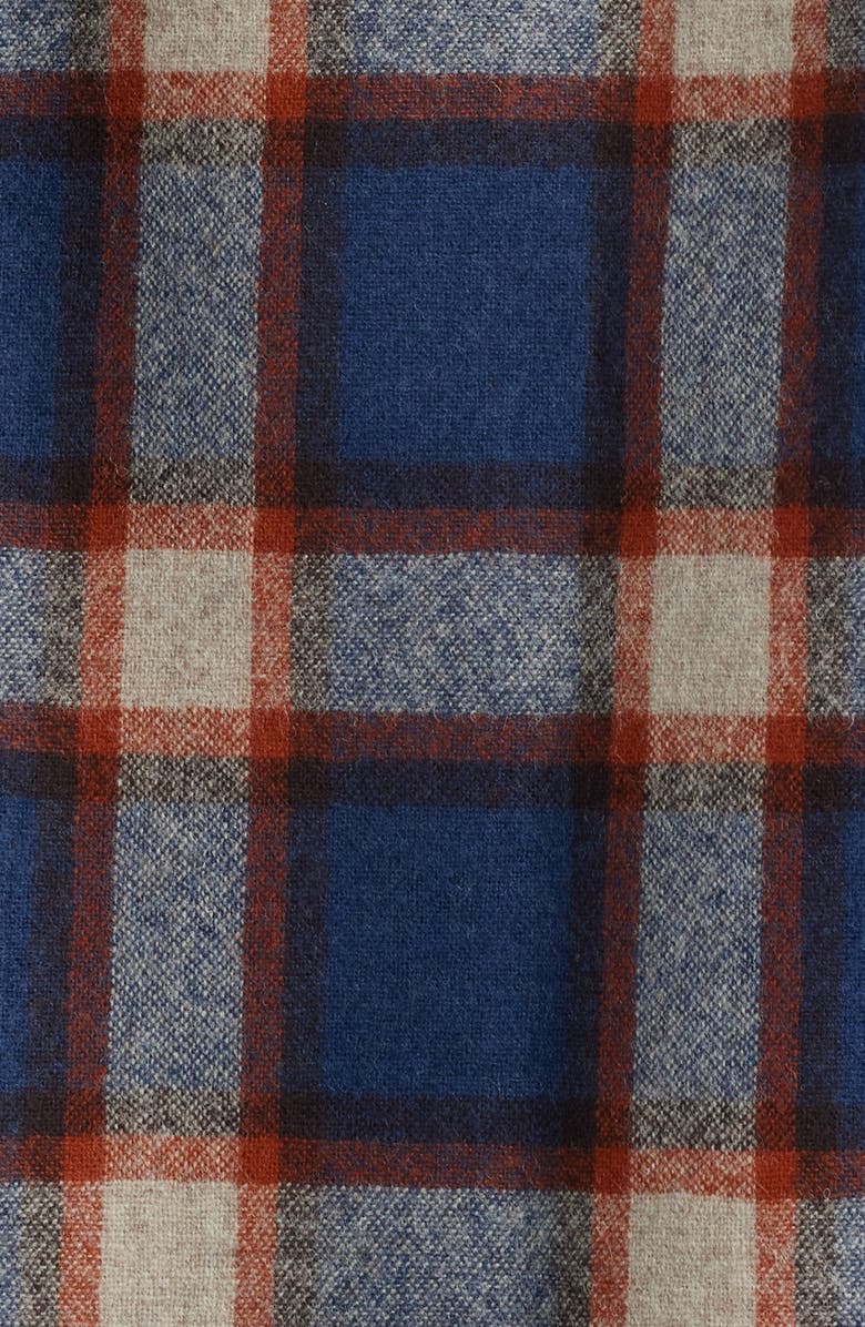 Pendleton Umatilla Wool Button-Up Work Shirt, Alternate, color, Navy/ Copper Plaid