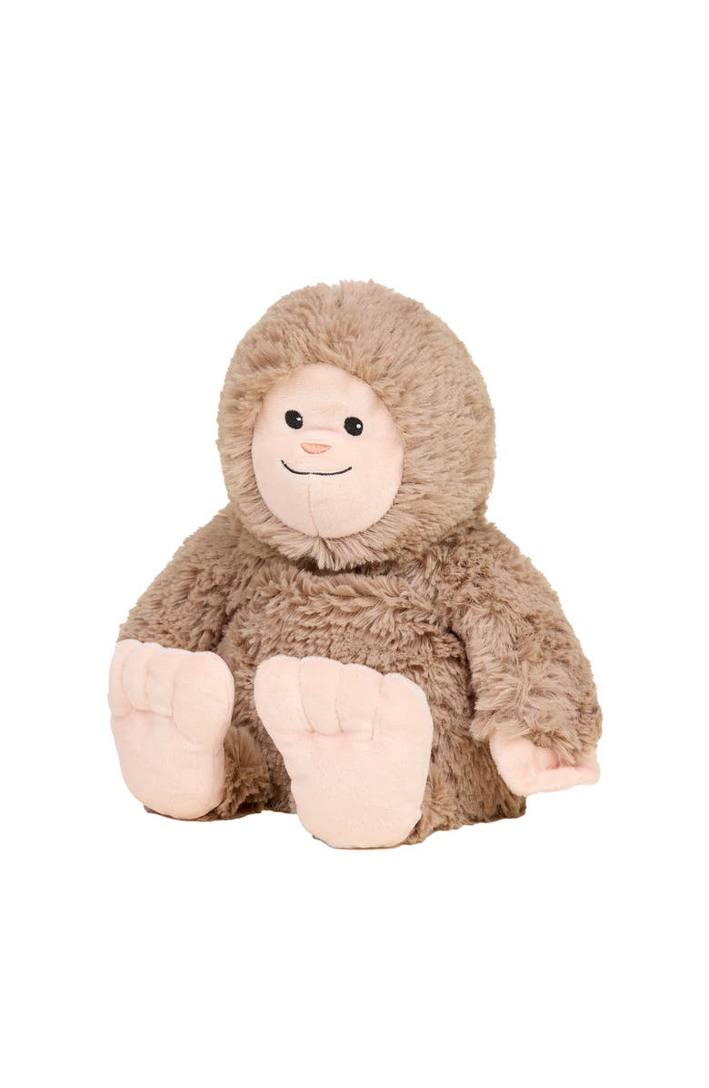 Warmies Bigfoot Plush Toy, Main, color, Light Brown