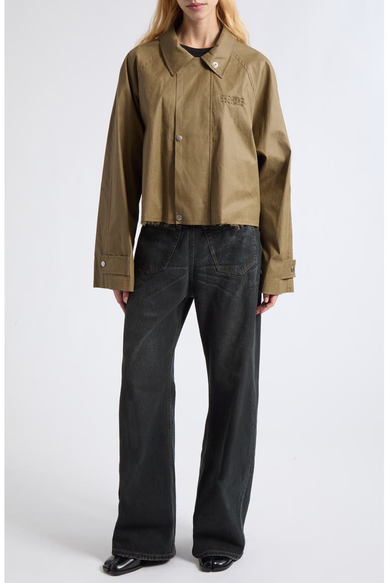 Cropped Sports Jacket, Alternate, color, KHAKI