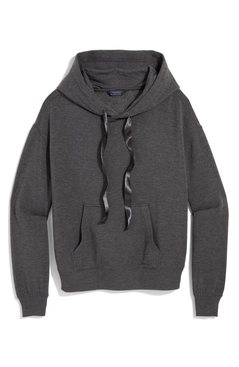 vineyard vines Dreamcloth Hoodie, Main, color, Charcoal Heather