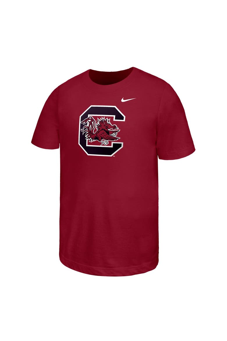 Youth Nike Garnet South Carolina Gamecocks Primary Logo T-Shirt, Main, color, Garnet