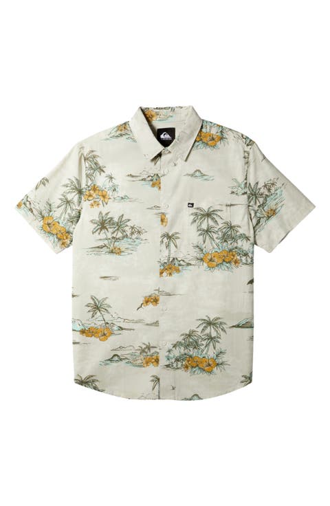 Apero Floral Short Sleeve Button-Up Shirt