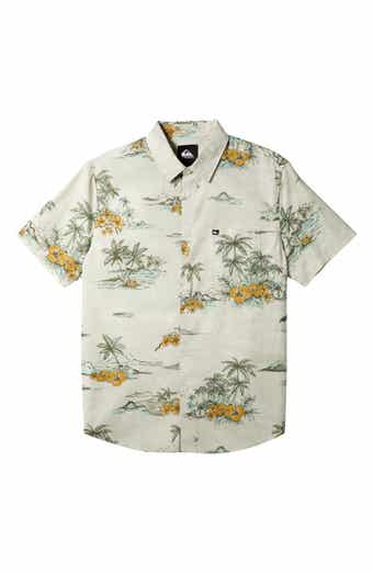 Quiksilver Apero Floral Short Sleeve Button-Up Shirt