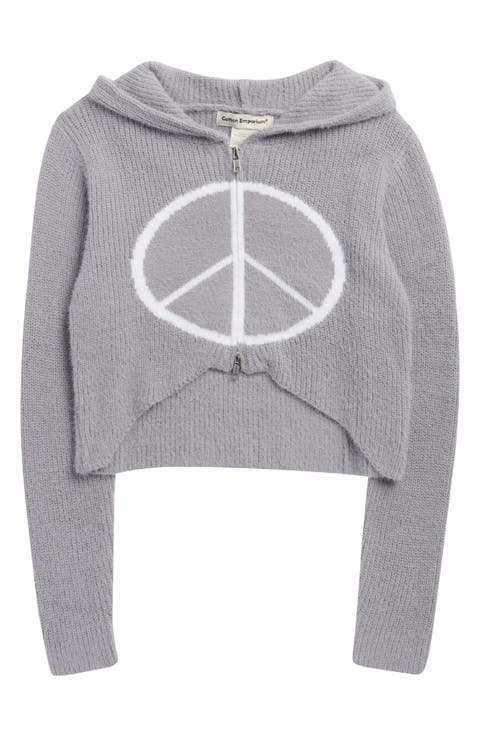 Kids' Zip-Up Graphic Sweater Hoodie (Big Kid)