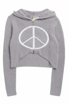 Cotton Emporium Kids' Zip-Up Graphic Sweater Hoodie