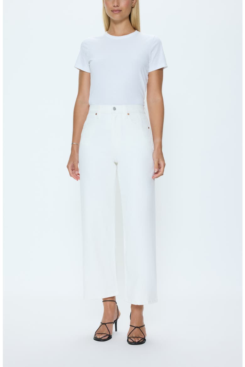 Kyra High Rise Flare Jeans, Alternate, color, ANTIQUE WHITE