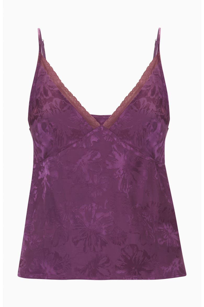 Amber Jacquard Cami, Alternate, color, Plum
