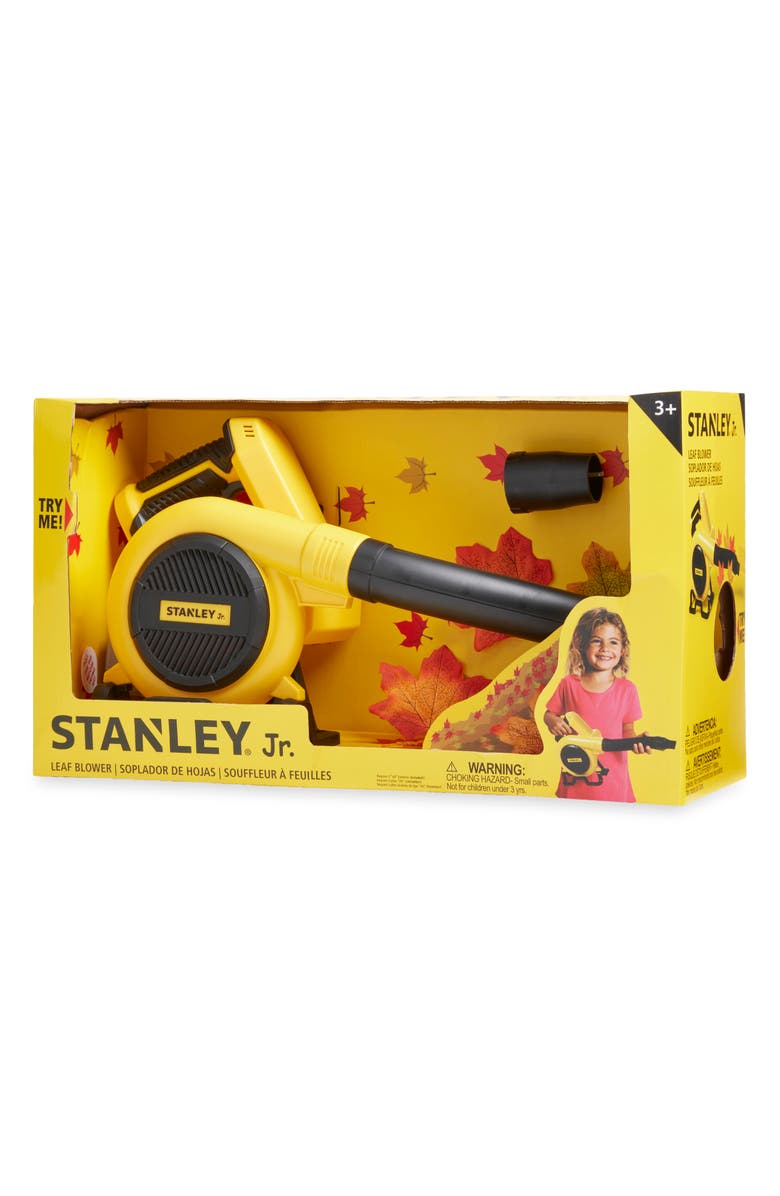 Stanley Jr. Battery Powered Leaf Blower Toy, Alternate, color, Yellow & Black