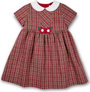 Florence Eiseman Plaid Dress With Flowers