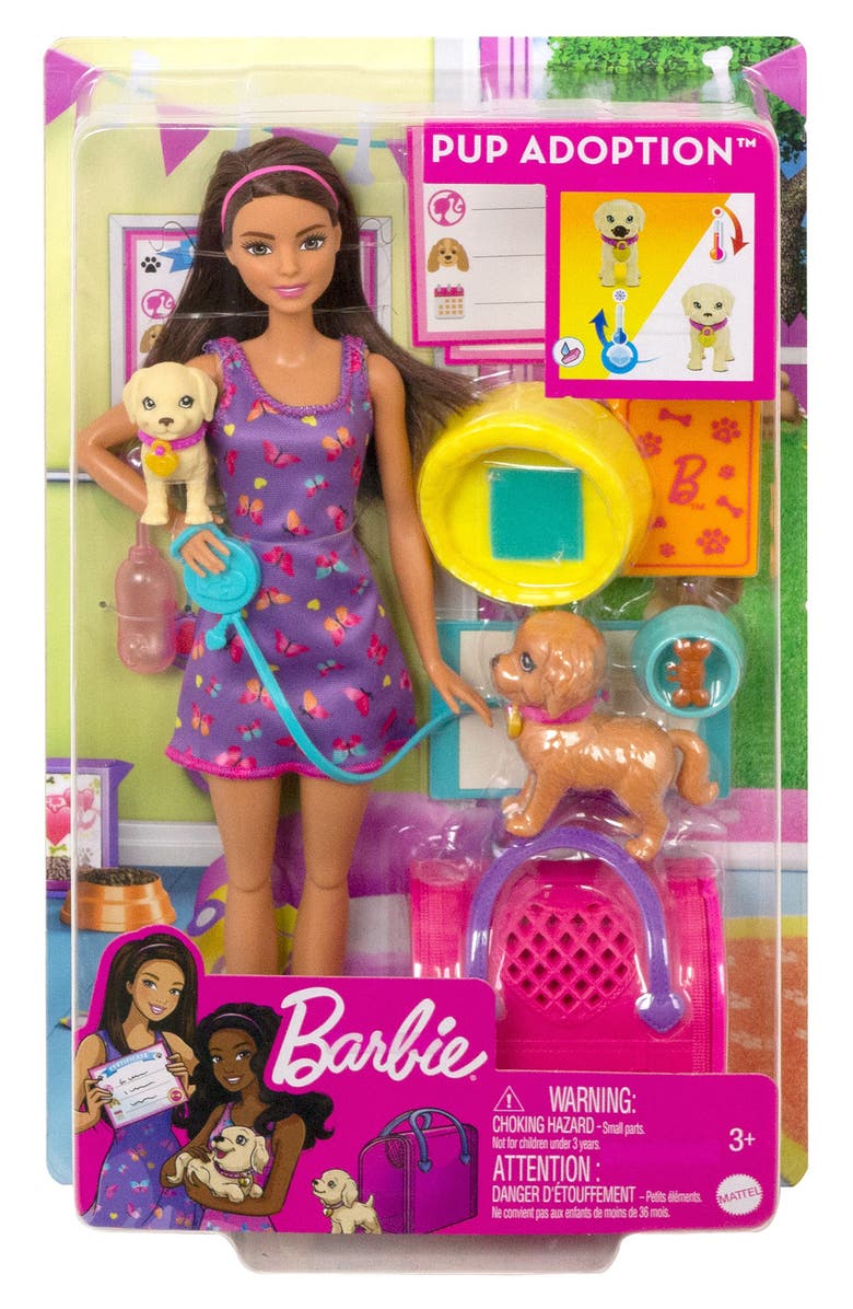 Barbie <sup>®</sup> Pup Adoption Doll, Main, color,