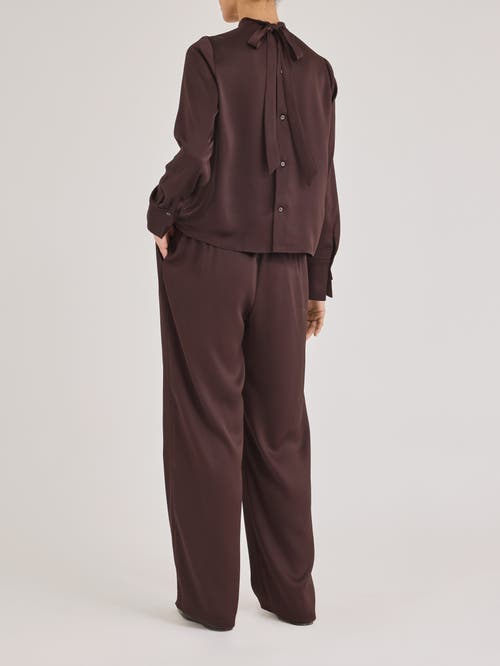 Rebecca Taylor Gianna Pant In Raisin