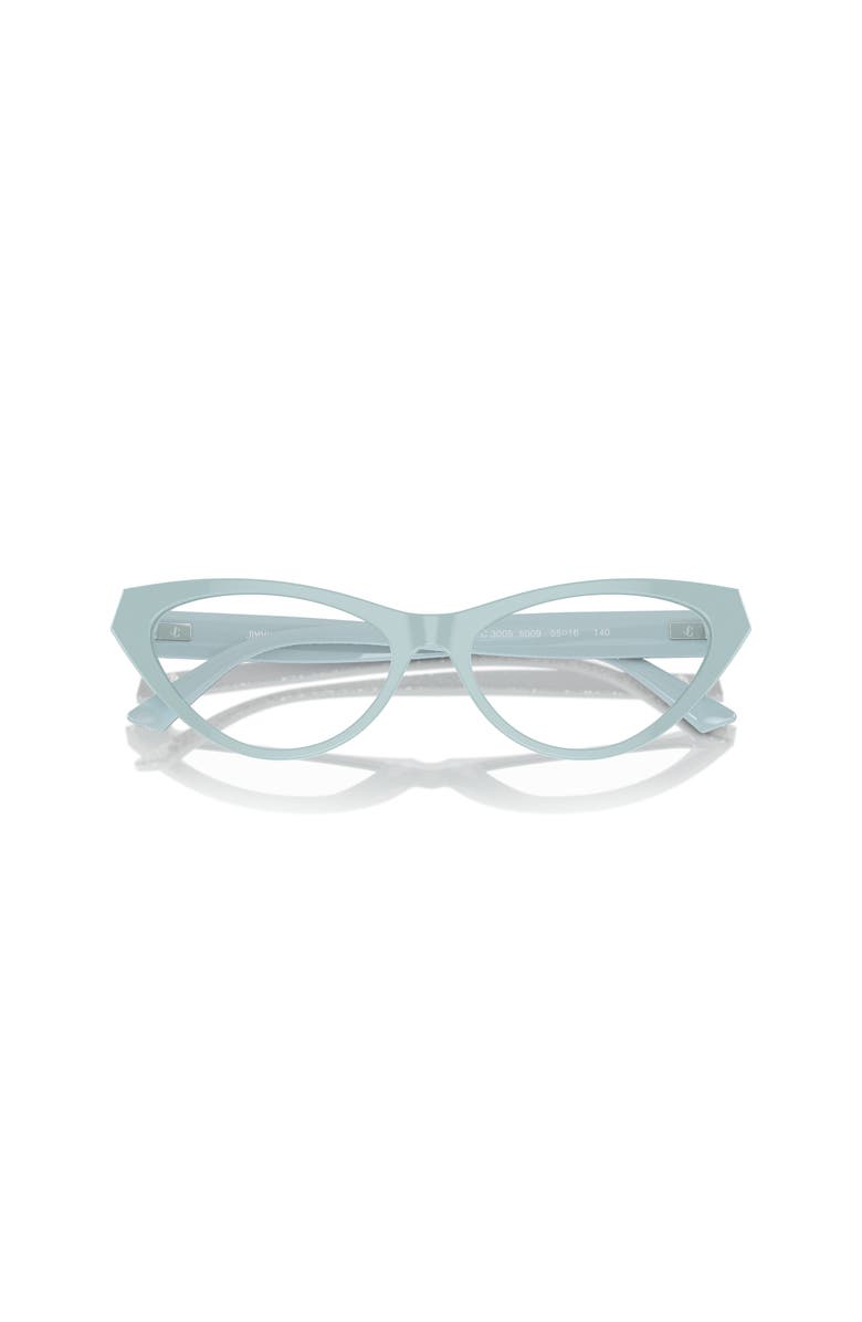 Jimmy Choo 55mm Cat Eye optical glasses, Alternate, color, Blue