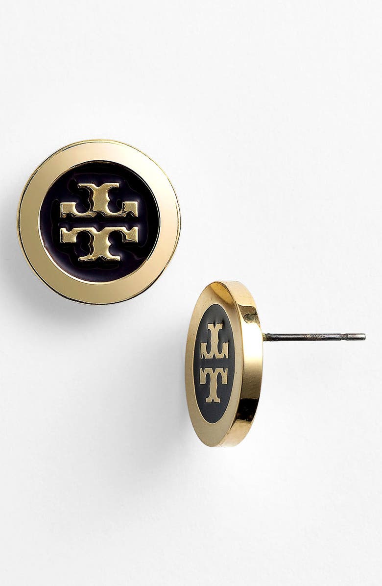 Tory Burch Logo Studs, Main, color,