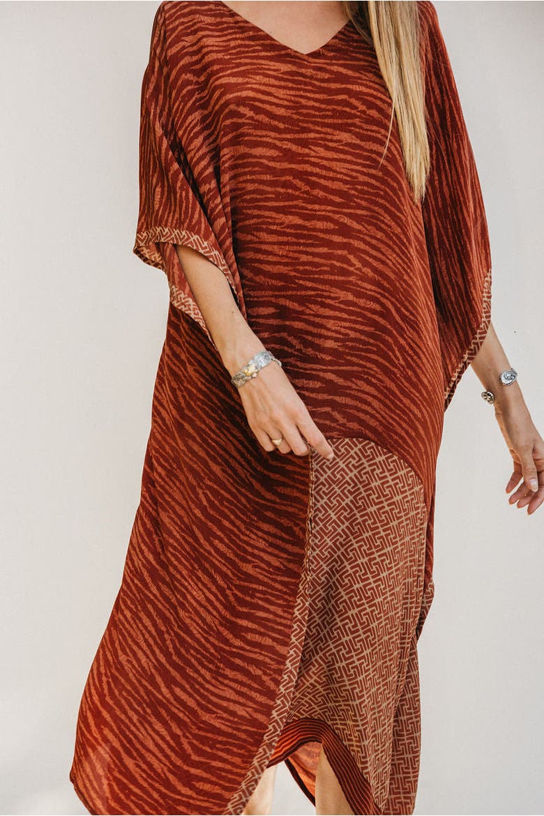 Long Caftan Stella, Main, color, Red