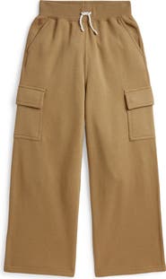 Polo Ralph Lauren Kids' Wide Leg Fleece Cargo Sweatpants
