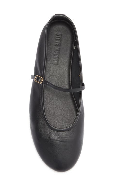 Steve Madden Besette Mary Jane Flat In Black