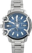 DIESEL® Griffed Chronograph Bracelet Watch, 48mm