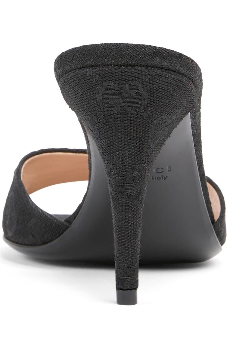 Gucci Erin Horsebit Slide Sandal, Alternate, color, Black