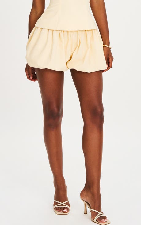 Quinzelle Linen Bubble Shorts