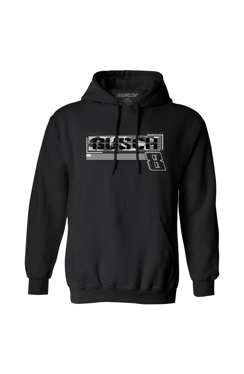 NASCAR Men's Richard Childress Racing Team Collection  Black Kyle Busch Camo Car Pullover Hoodie, Alternate, color, Black