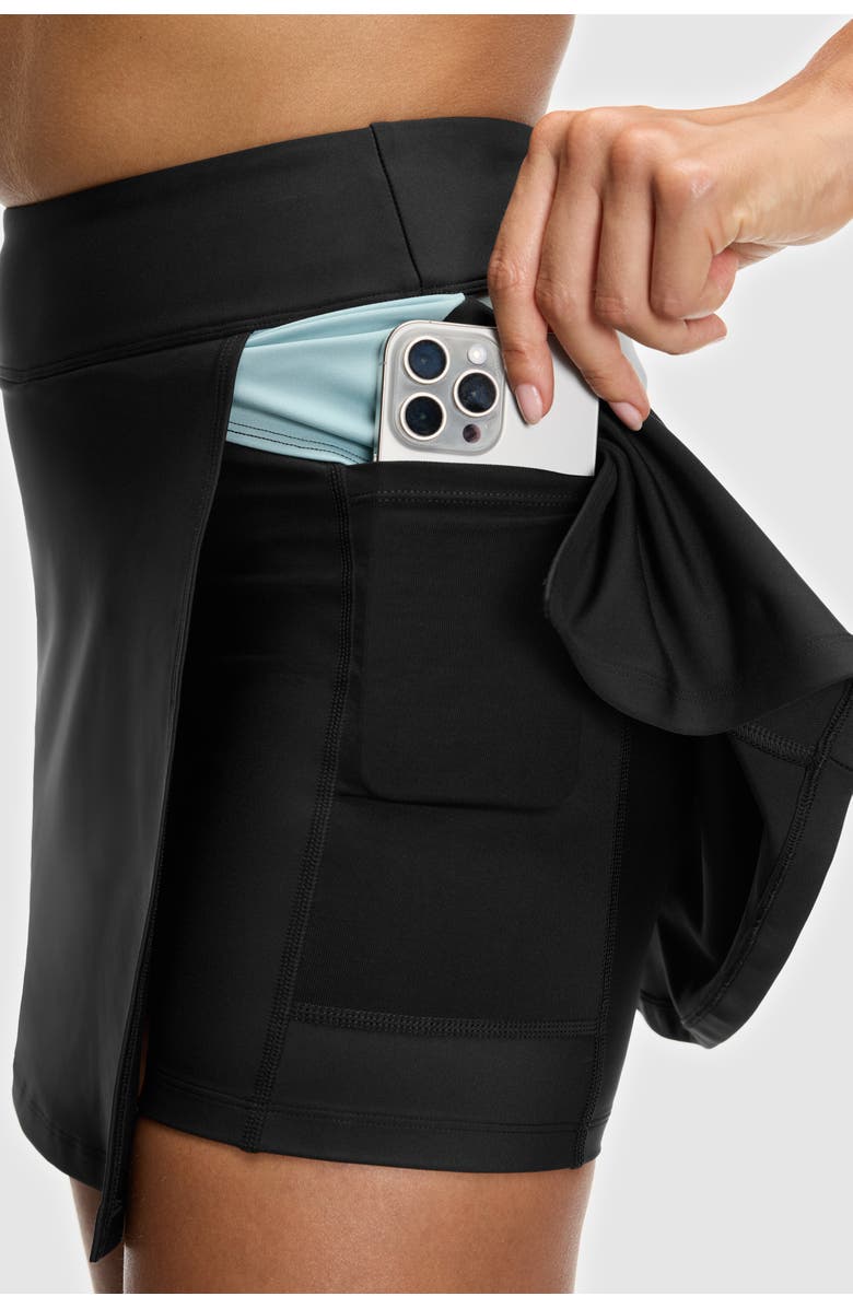 Peloton Endurance Light Run Skort, Alternate, color, Jet Black