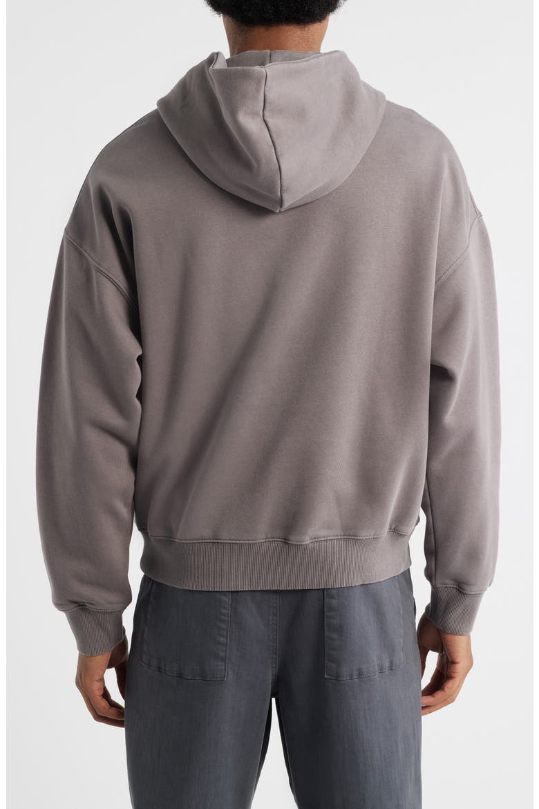 Enjoy Yourself Fleece Hoodie, Alternate, color, GREY