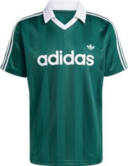 adidas Short Sleeve Stripe Soccer Jersey