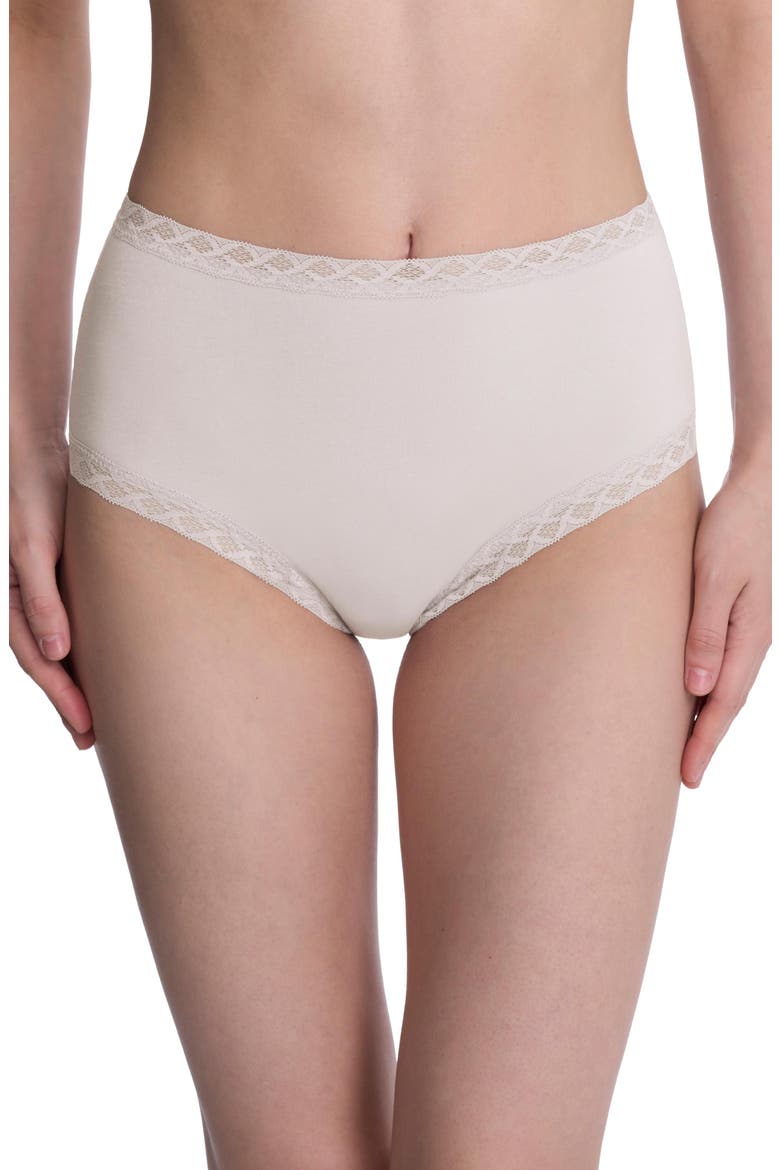 Bliss Cotton Full Brief, Main, color, Coconut