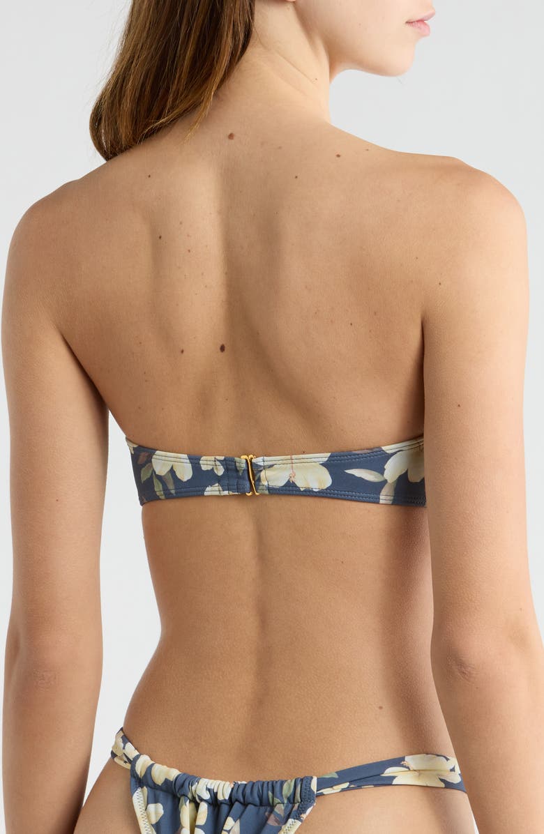 PacSun Shelley Floral Knot Bandeau Bikini Top, Alternate, color, Floral