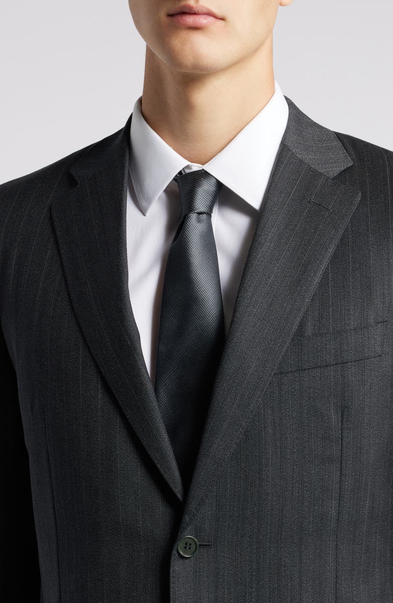 Canali Siena Regular Fit Pinstripe Super 130s Wool Suit, Alternate, color,