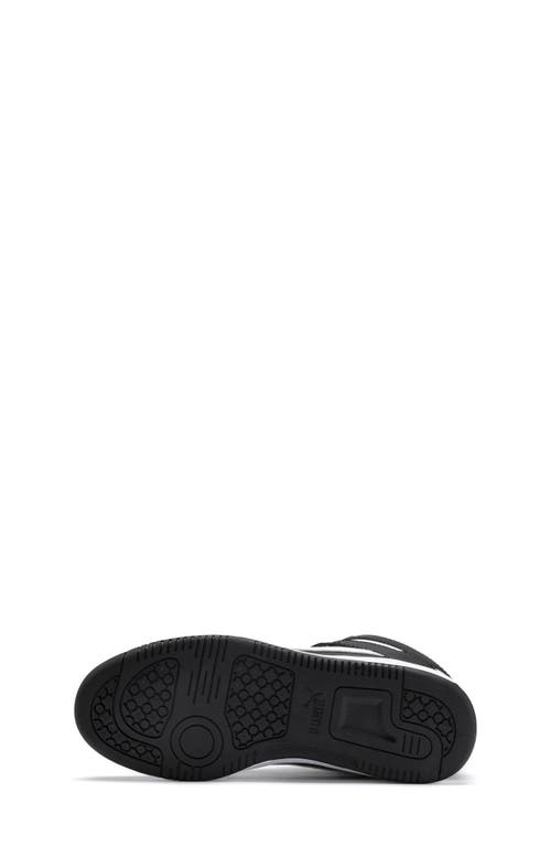 Puma Kids' Rebound Layup High Top Sneaker In Black