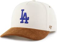 CARHARTT X 47 Men's Carhartt x '47 Natural/Brown Los Angeles Dodgers Undyed Relaxed Hitch Adjustable Hat