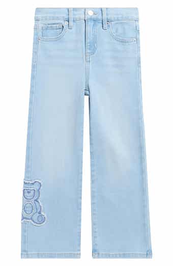 Kids' Teddy Bear Embroidered Jeans