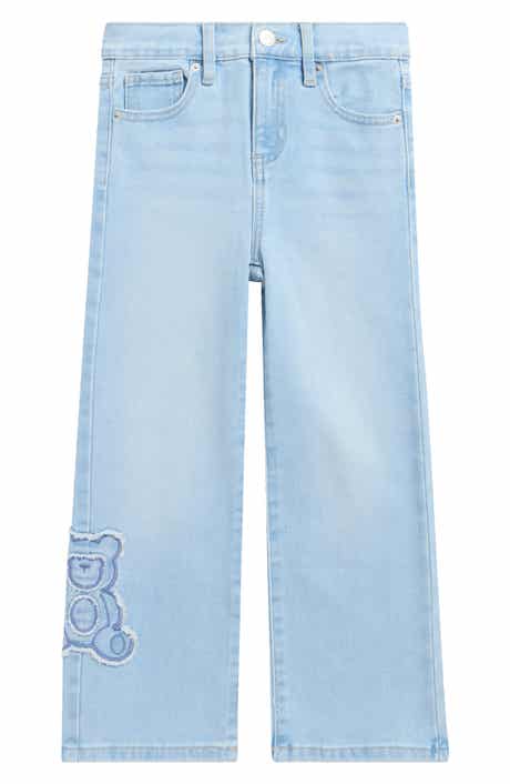 Kids' Teddy Bear Embroidered Jeans