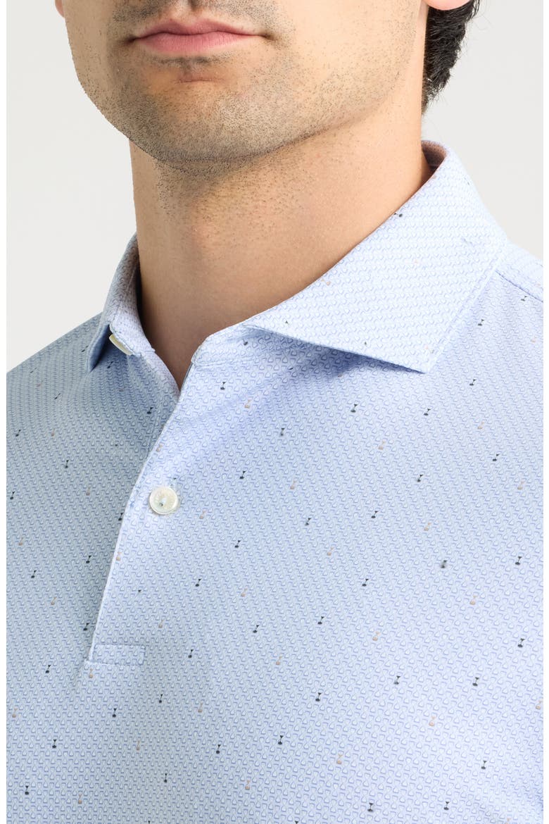 Crown Crafted Sands of Time Performance Polo, Alternate, color, ALICE BLUE