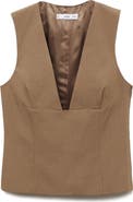 MANGO Deep V-Neck Tank