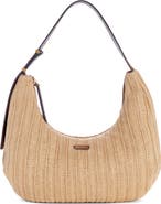 rag & bone Large Hudson Woven Straw Hobo Bag