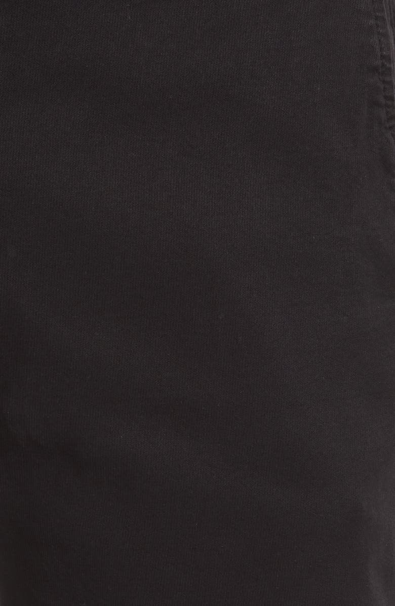 34 Heritage Nevada Soft Touch Stretch Flat Front Shorts, Alternate, color, Black Soft Touch