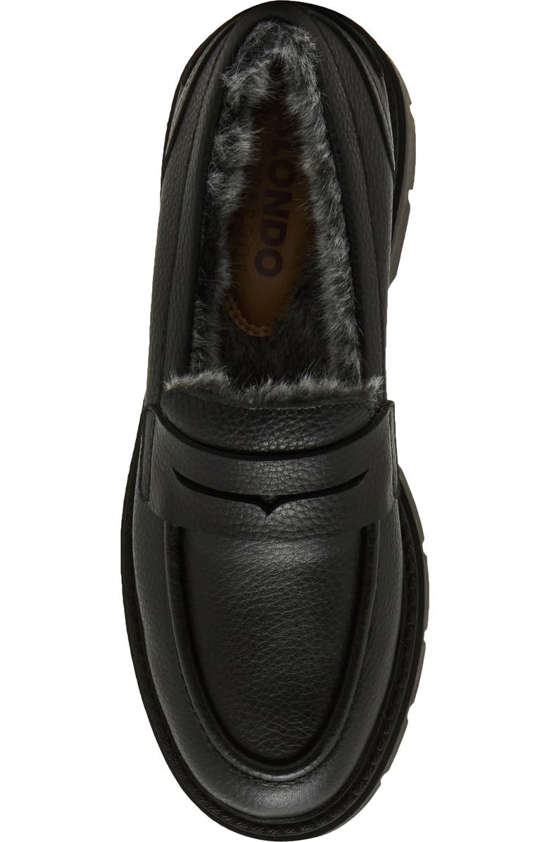 Blondo Jolie Waterproof Platform Bootie, Alternate, color, Black Leat