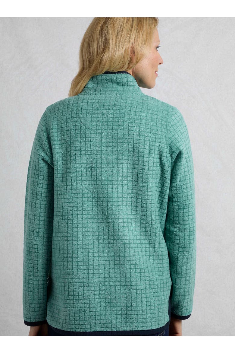 Tilly 1/4 Zip Grid Fleece, Alternate, color, Viridis