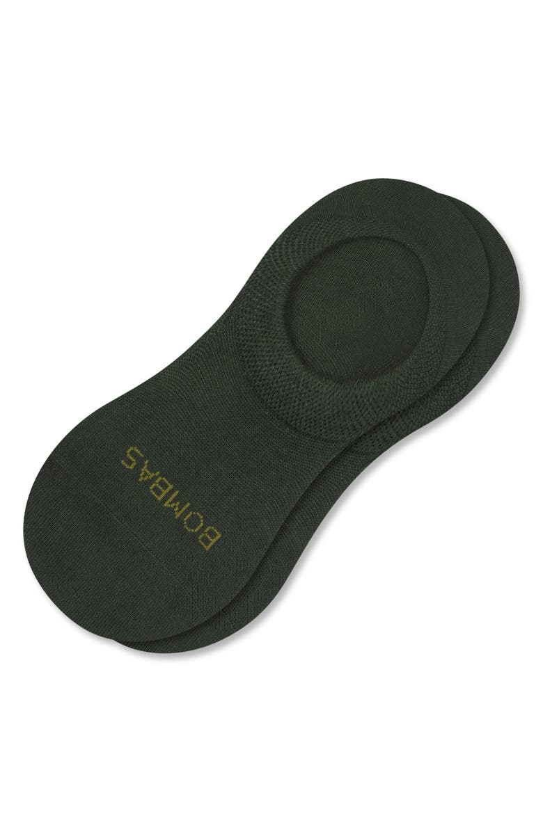 Bombas Lightweight No-Show Socks, Main, color, Dark Elm